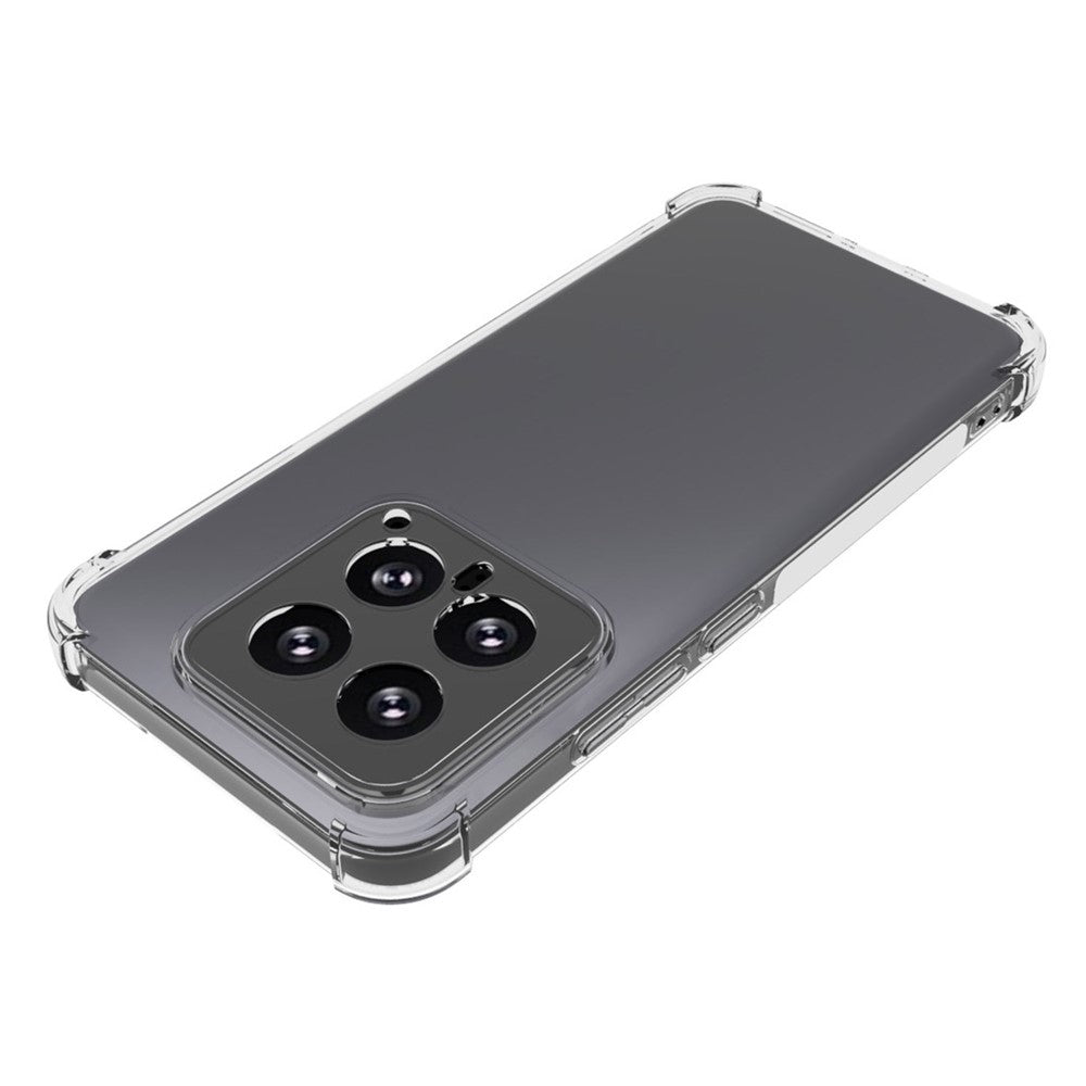 Xiaomi 14 mobilmobilskal Flexibelt TPU reptåligt HD transparent mobilskal