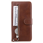 For Huawei nova 11 SE / nova 12 SE 4G Leather Cell Phone Case Zipper Pocket Flip Wallet Cover
