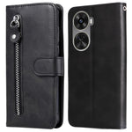 For Huawei nova 11 SE / nova 12 SE 4G Leather Cell Phone Case Zipper Pocket Flip Wallet Cover