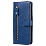 For Xiaomi 14 Wallet Phone Case Calf Texture Shockproof Leather Flip Cover with Zipper Pocket