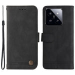 For Xiaomi 14 Pro Leather Wallet Cases Skin Touch Phone Cover Stand with Strap
