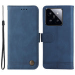 For Xiaomi 14 Pro Leather Wallet Cases Skin Touch Phone Cover Stand with Strap