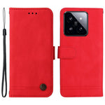 For Xiaomi 14 Pro Leather Wallet Cases Skin Touch Phone Cover Stand with Strap