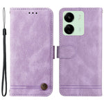 Xiaomi Redmi 13C 4G / 5G / 13R 5G / Poco M6 5G / Poco C65 4G Läderplånboksfodral Skin Touch mobilskal Stativ med Rem
