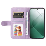 For Xiaomi 14 Leather Wallet Cases Skin Touch Phone Cover Stand with Strap