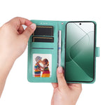 For Xiaomi 14 Case Stand Wallet Shockproof PU Leather Smartphone Cover