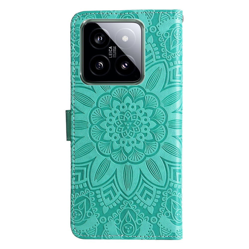 For Xiaomi 14 Case Stand Wallet Shockproof PU Leather Smartphone Cover