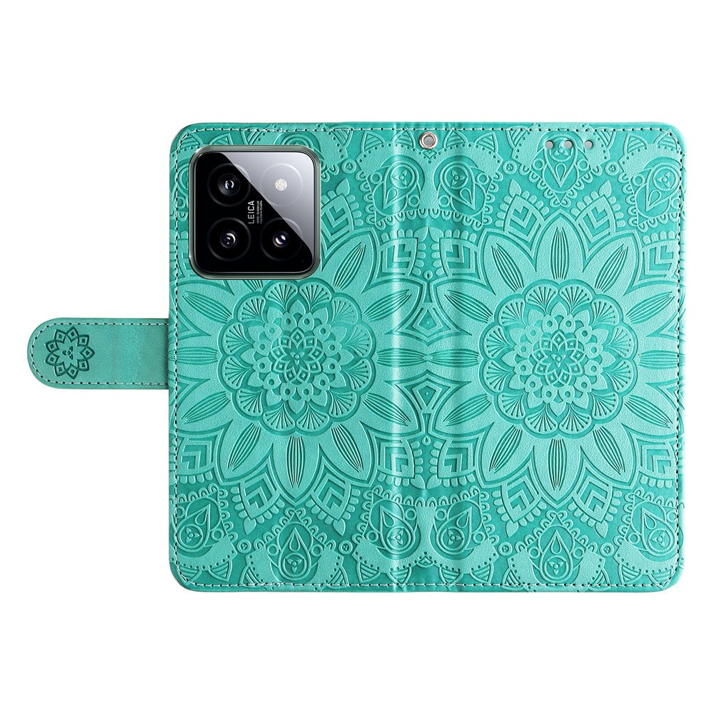 For Xiaomi 14 Case Stand Wallet Shockproof PU Leather Smartphone Cover