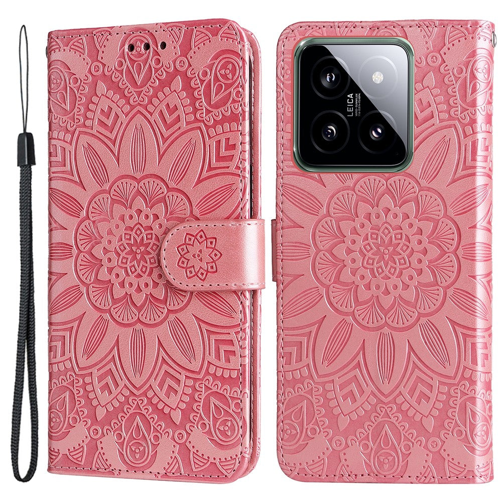 For Xiaomi 14 Case Stand Wallet Shockproof PU Leather Smartphone Cover
