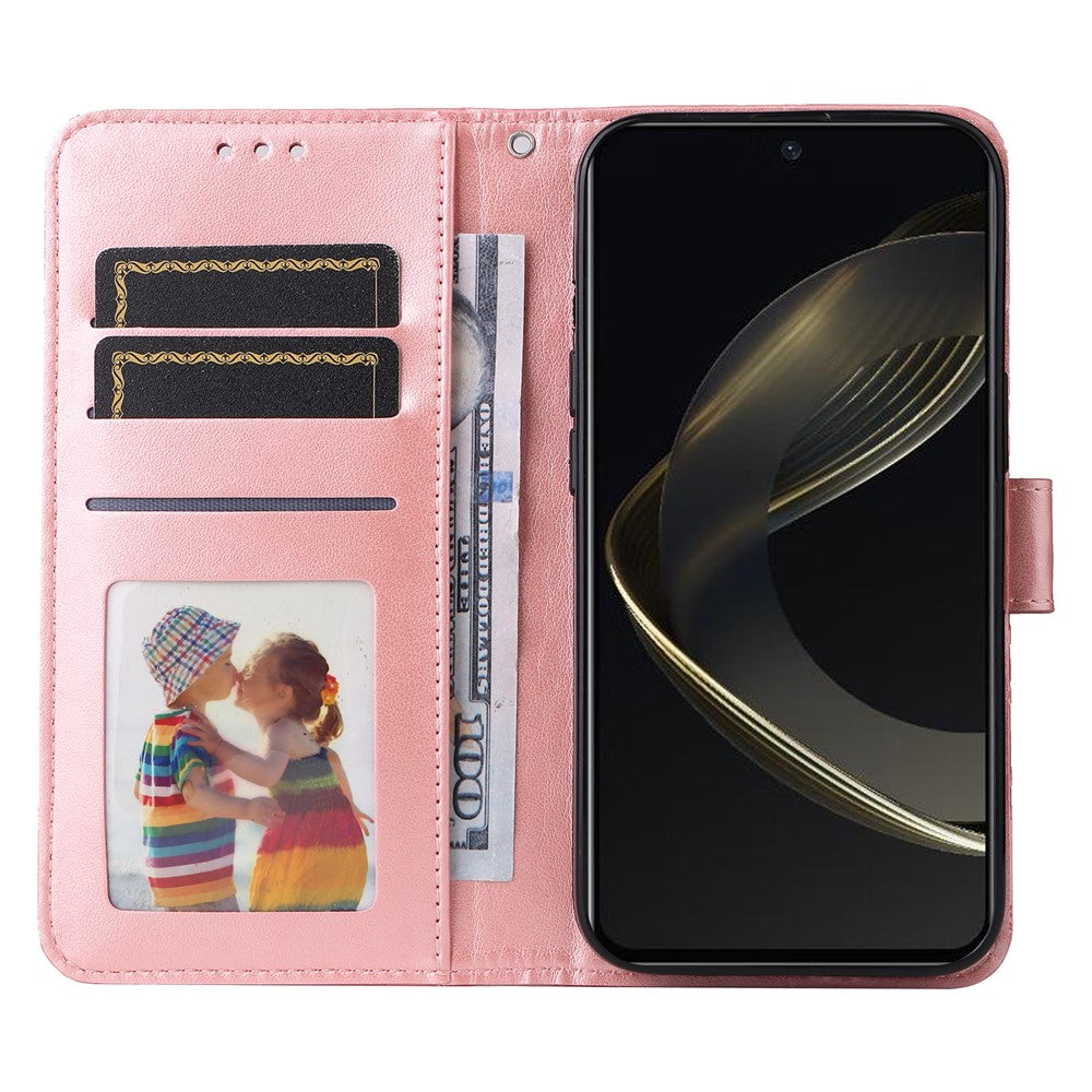 For Huawei nova 11 SE / nova 12 SE 4G Case Sunflower Imprinted PU Leather Wallet Cover