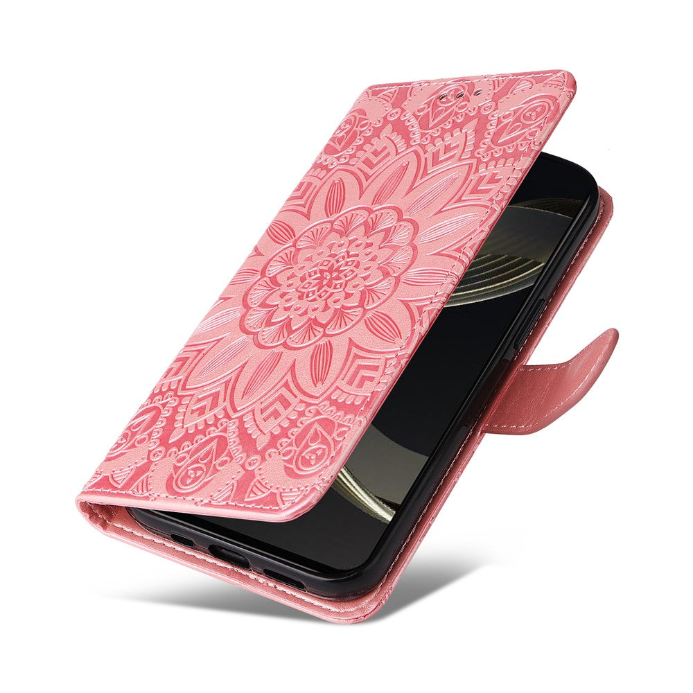 For Huawei nova 11 SE / nova 12 SE 4G Case Sunflower Imprinted PU Leather Wallet Cover