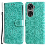 For Huawei nova 11 SE / nova 12 SE 4G Case Sunflower Imprinted PU Leather Wallet Cover