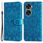 For Huawei nova 11 SE / nova 12 SE 4G Case Sunflower Imprinted PU Leather Wallet Cover