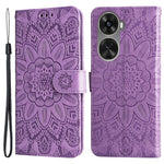 For Huawei nova 11 SE / nova 12 SE 4G Case Sunflower Imprinted PU Leather Wallet Cover