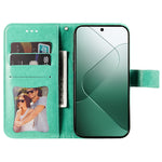 For Xiaomi 14 Case Anti-Fall Wallet Phone Case PU Leather Folio Flip Cover