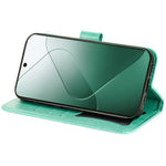 For Xiaomi 14 Case Anti-Fall Wallet Phone Case PU Leather Folio Flip Cover