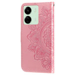 For Xiaomi Redmi 13C 4G / 5G / 13R 5G / Poco M6 5G / Poco C65 4G Case Floral Pattern PU Leather Wallet Stand Phone Cover