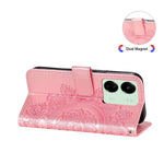 For Xiaomi Redmi 13C 4G / 5G / 13R 5G / Poco M6 5G / Poco C65 4G Case Floral Pattern PU Leather Wallet Stand Phone Cover