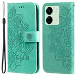For Xiaomi Redmi 13C 4G / 5G / 13R 5G / Poco M6 5G / Poco C65 4G Case Floral Pattern PU Leather Wallet Stand Phone Cover