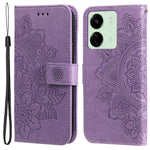 For Xiaomi Redmi 13C 4G / 5G / 13R 5G / Poco M6 5G / Poco C65 4G Case Floral Pattern PU Leather Wallet Stand Phone Cover