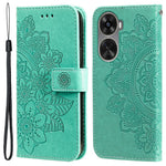 For Huawei nova 11 SE / nova 12 SE 4G Case Floral Pattern PU Leather Wallet Stand Phone Cover