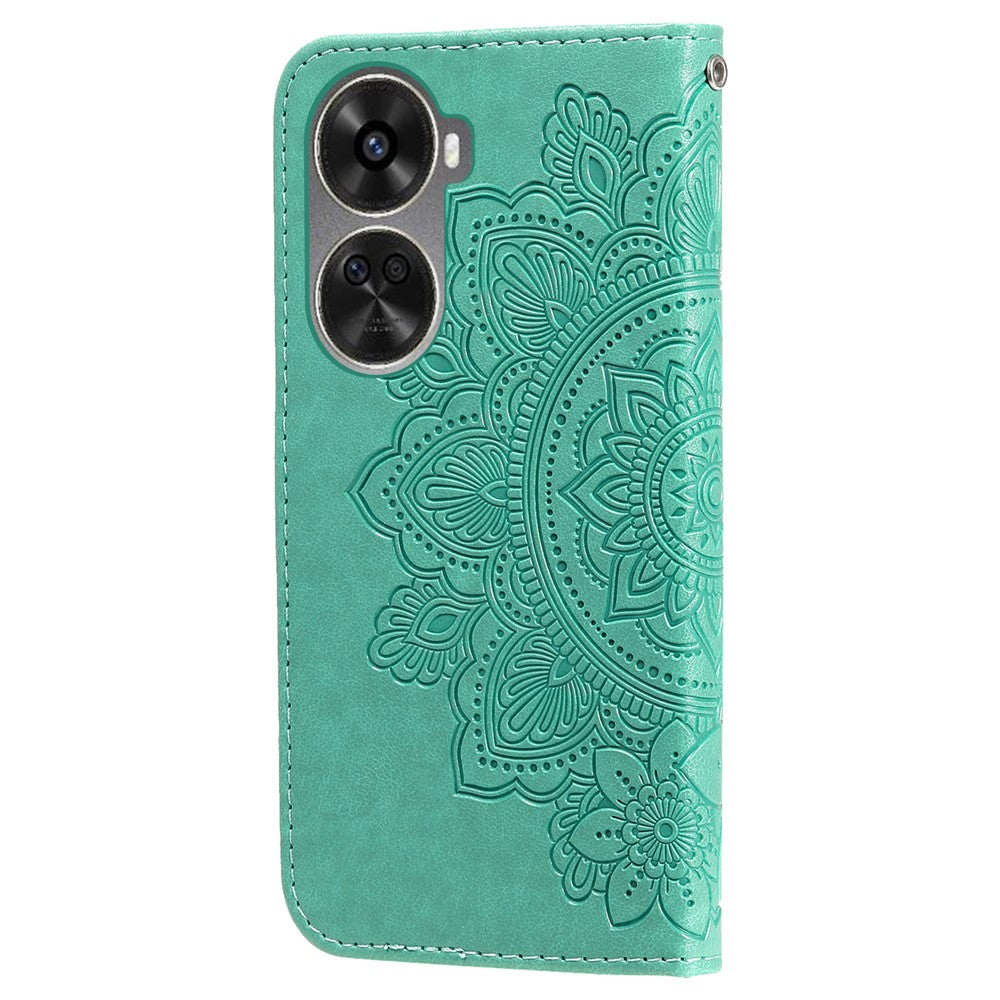 For Huawei nova 11 SE / nova 12 SE 4G Case Floral Pattern PU Leather Wallet Stand Phone Cover