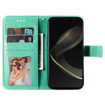 For Huawei nova 11 SE / nova 12 SE 4G Case Floral Pattern PU Leather Wallet Stand Phone Cover
