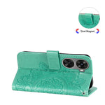 For Huawei nova 11 SE / nova 12 SE 4G Case Floral Pattern PU Leather Wallet Stand Phone Cover