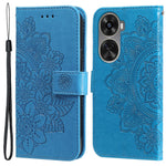 For Huawei nova 11 SE / nova 12 SE 4G Case Floral Pattern PU Leather Wallet Stand Phone Cover