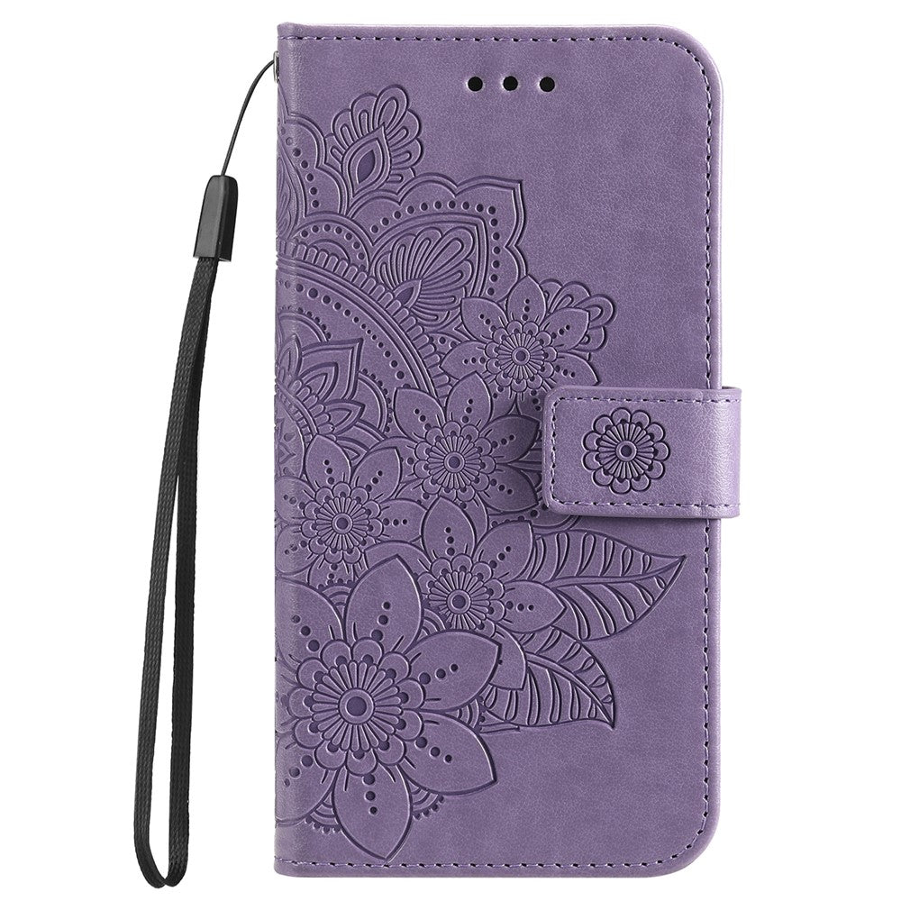 For Honor Play 50 Plus 5G Case Floral Pattern PU Leather Wallet Stand Phone Cover