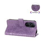 For Honor Play 50 Plus 5G Case Floral Pattern PU Leather Wallet Stand Phone Cover