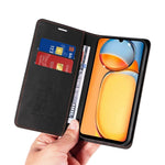 BETOPNICE 003 för Xiaomi Redmi 13C 4G / 5G / 13R 5G / Poco M6 5G / Poco C65 4G-skal, RFID-blockerande, vikbart stativfodral
