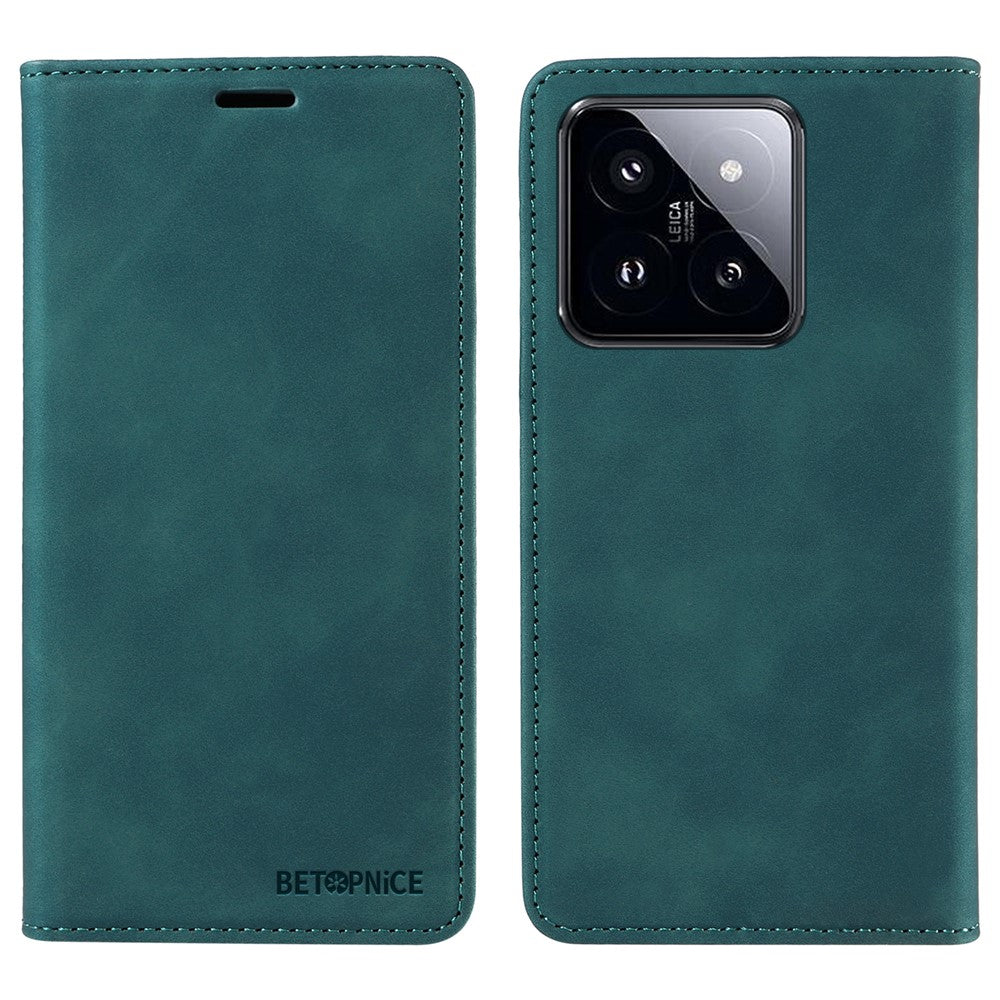 BETOPNICE 003 for Xiaomi 14 Pro Case Well-protected RFID Blocking Phone Stand Cover