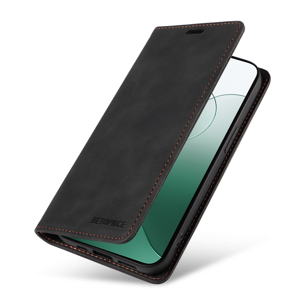 BETOPNICE 003 for Xiaomi 14 Case RFID Blocking Book Style Phone Stand Cover