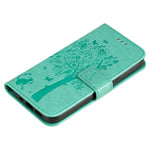 For Xiaomi 14 Pro Phone Case with Stand Cat Tree Pattern Leather Wallet Mobile Cover