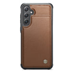 Til Samsung Galaxy S23 FE telefoncover CASEME C22 læderbagcover med RFID-blokerende kortpladser