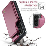 For Samsung Galaxy S23+ Phone Case CASEME C22 Leather Back Cover with RFID Blocking Card Slots