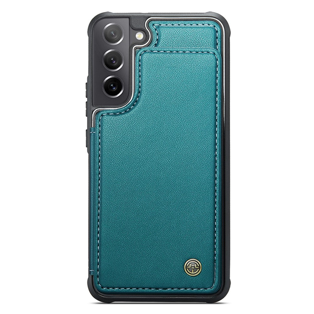 For Samsung Galaxy S21 FE 5G Phone Case CASEME C22 Leather Back Cover with RFID Blocking Card Slots