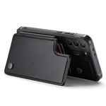 For Samsung Galaxy S21+ 5G Phone Case CASEME C22 Leather Back Cover with RFID Blocking Card Slots