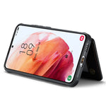 For Samsung Galaxy S21+ 5G Phone Case CASEME C22 Leather Back Cover with RFID Blocking Card Slots