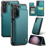 Til Samsung Galaxy S23 Telefoncover CASEME C22 Læder Bagcover med RFID Blokerende Kortpladser
