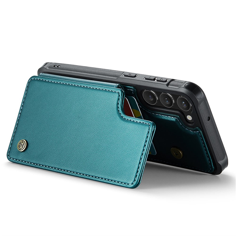 For Samsung Galaxy S23 Phone Case CASEME C22 Leather Back Cover with RFID Blocking Card Slots