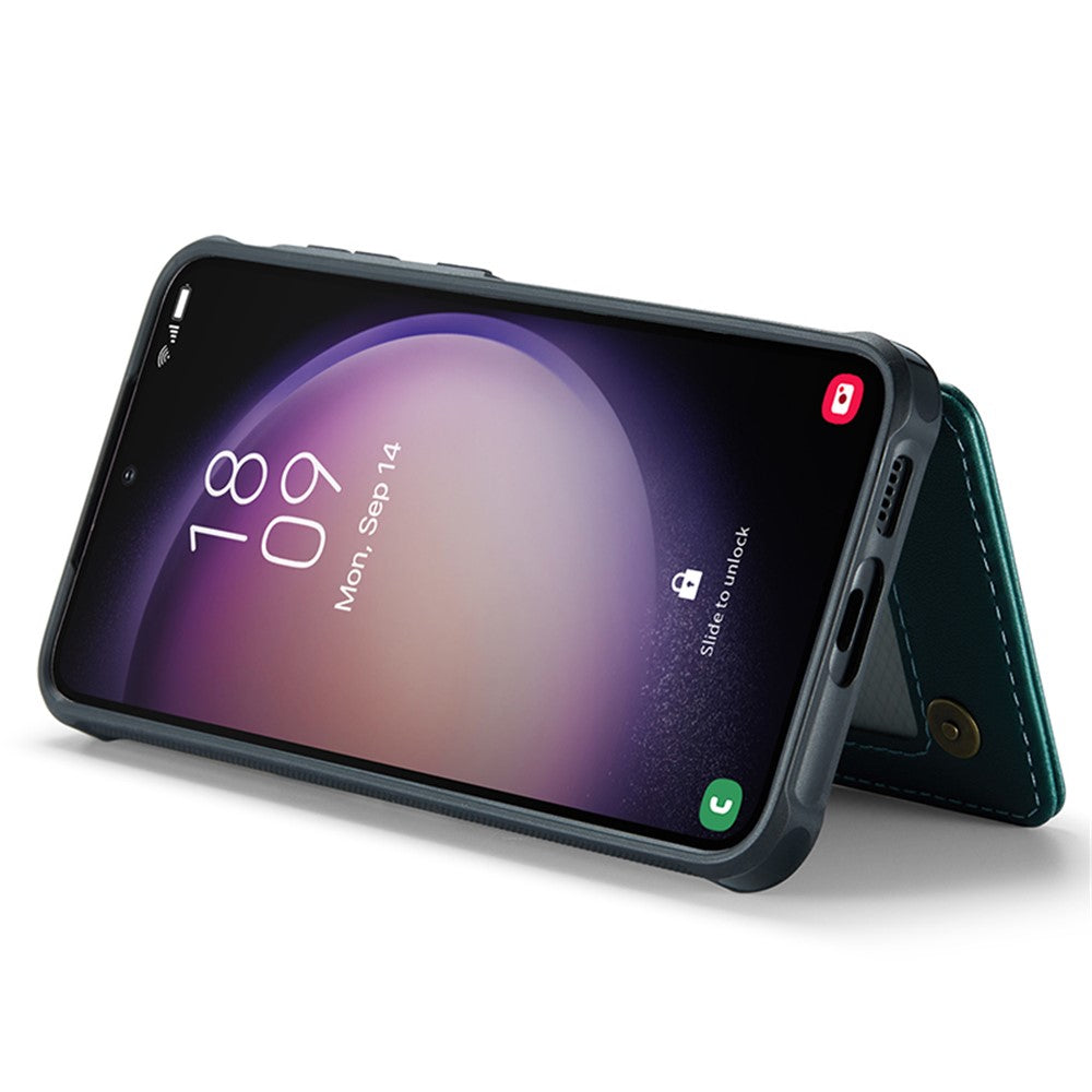 Til Samsung Galaxy S23 Telefoncover CASEME C22 Læder Bagcover med RFID Blokerende Kortpladser