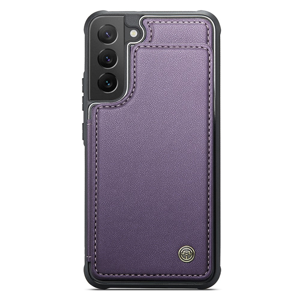 Til Samsung Galaxy S22 5G Telefoncover CASEME C22 Bagcover i Læder med RFID-blokerende Kortpladser