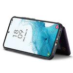 Til Samsung Galaxy S22 5G Telefoncover CASEME C22 Bagcover i Læder med RFID-blokerende Kortpladser