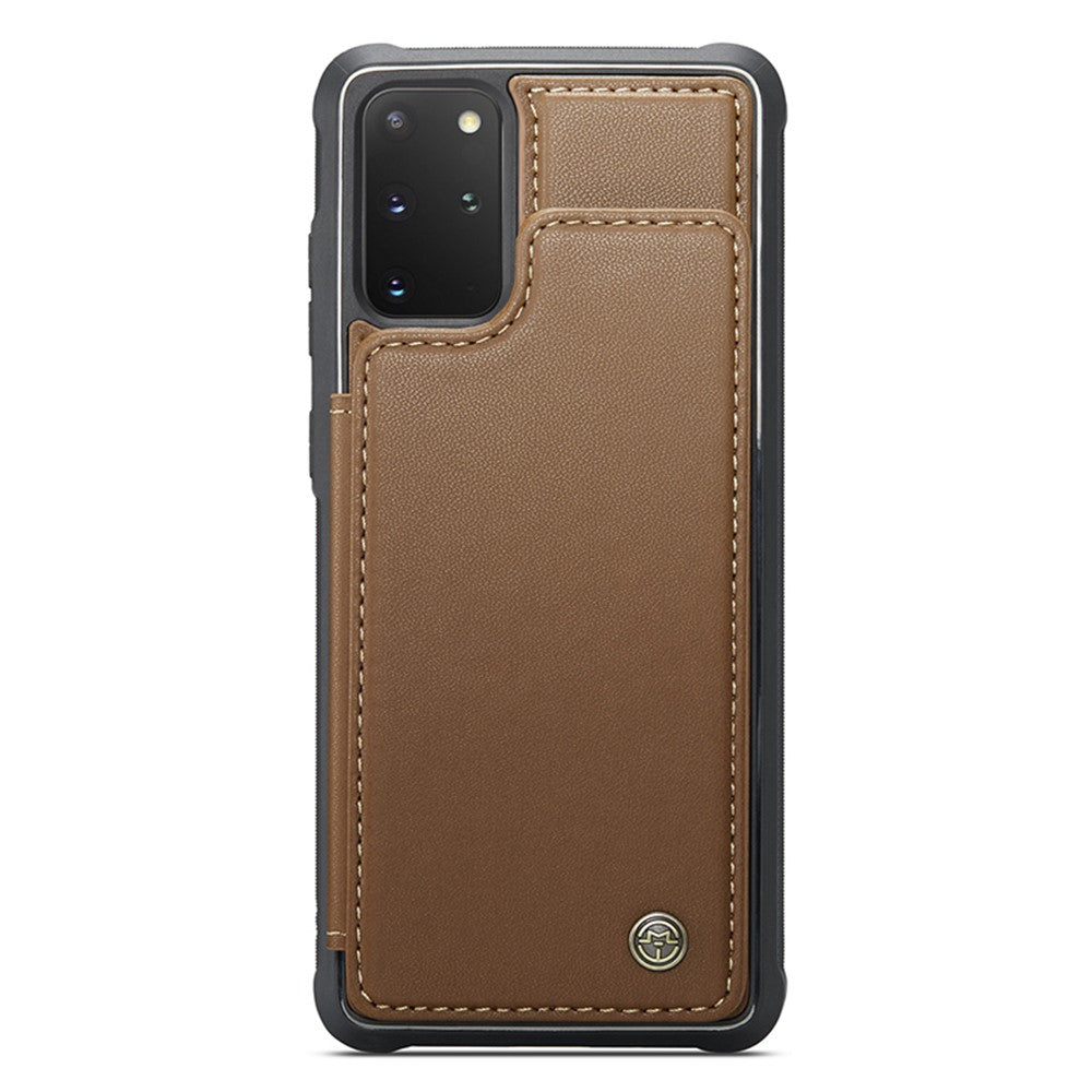 For Samsung Galaxy S20 Plus 4G / 5G Phone Case CASEME C22 Leather Back Cover with RFID Blocking Card Slots