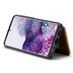 For Samsung Galaxy S20 Plus 4G / 5G Phone Case CASEME C22 Leather Back Cover with RFID Blocking Card Slots
