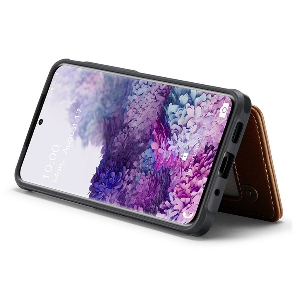 For Samsung Galaxy S20 Plus 4G / 5G Phone Case CASEME C22 Leather Back Cover with RFID Blocking Card Slots