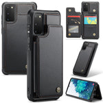 Til Samsung Galaxy S20 FE / FE 5G / S20 Lite / S20 FE 2022 Telefoncover CASEME C22 Læderbagside med RFID-blokerende kortlommer