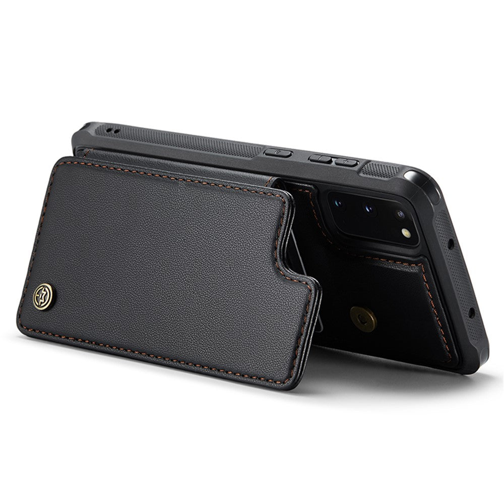 Til Samsung Galaxy S20 FE / FE 5G / S20 Lite / S20 FE 2022 Telefoncover CASEME C22 Læderbagside med RFID-blokerende kortlommer